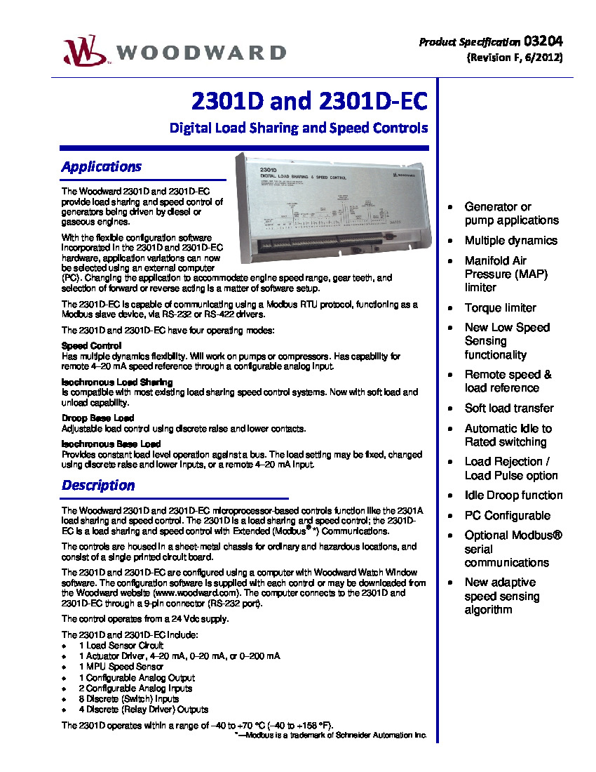 First Page Image of 8273-501 2301D and 2301D-EC DLSC Manual 03204.pdf